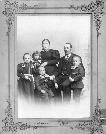 Familie Sedlmair, Anfang des 20. Jahrhunderts