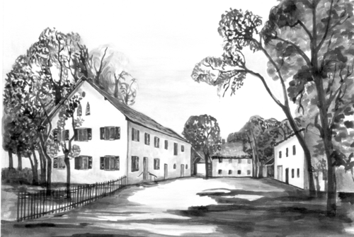 Karin Bernst, "Der ehemalige Leibenger-Hof an der alten Johanneskirchner Straße"