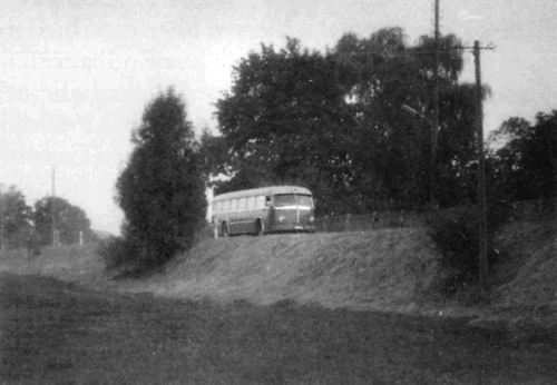 Der Schrannerbus auf der Englschalkinger Straße; © Verein für Stadtteilkultur im Münchner Nordosten e.V.