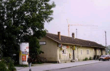 Der alte Bahnhof in Ismaning © Slg.Schlossmuseum/Gemeindearchiv Ismaning