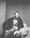 Gastgeber und Gäste im Höchl-Schlössl: Heinrich Bürkel