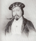 Gastgeber und Gäste im Höchl-Schlössl: Anton Höchl