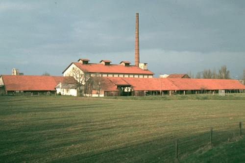 Ziegelei "August Haid", noch mit Kamin